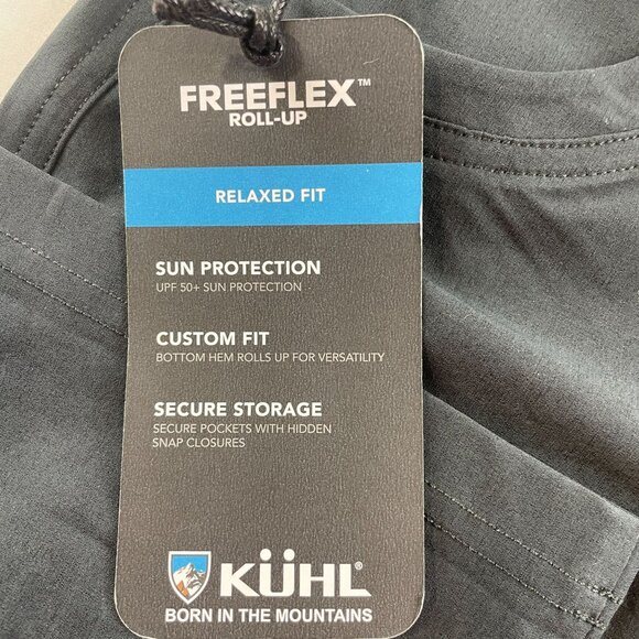 Kuhl Women's Freeflex Roll-up Black Pants Sz 2 NWT - Picture 6 of 13